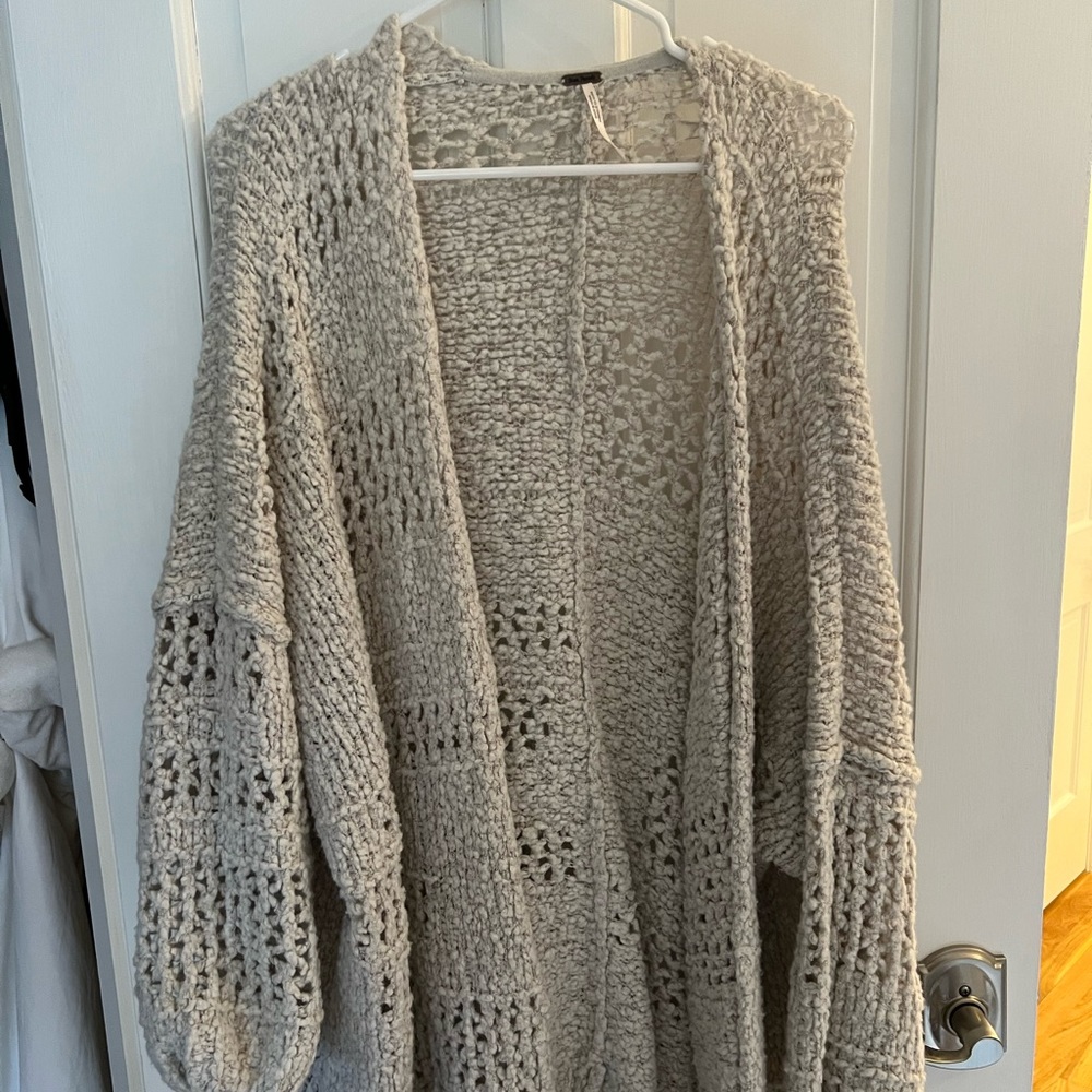 Free People Open Weave Cardigan